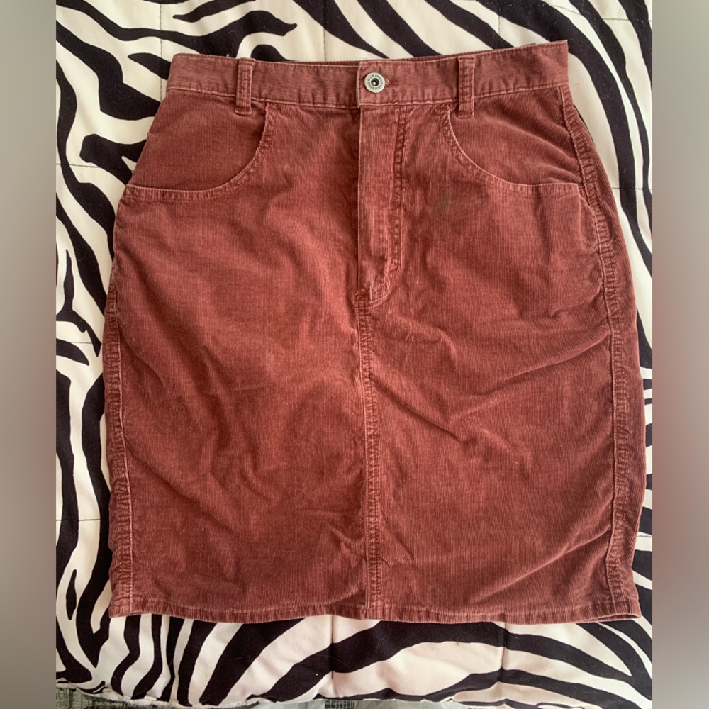 Burnt orange/red Blue Family Skirt